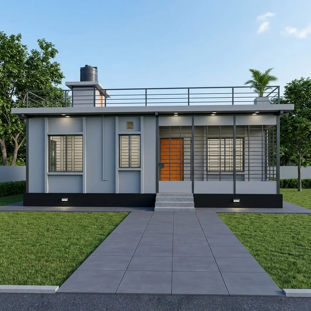 Single Story Building