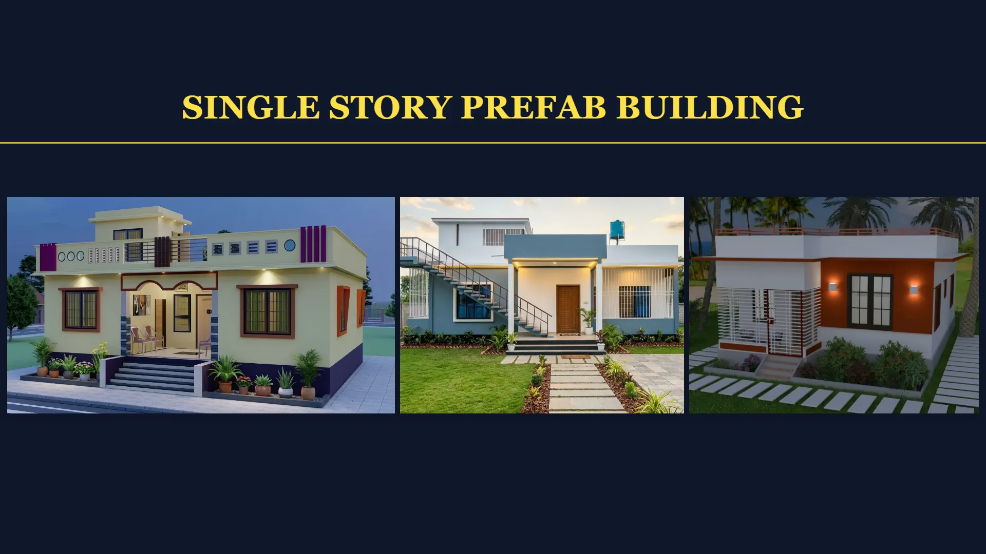 Single Story Prefab Building - simplex steel homes by Bongshai Housing