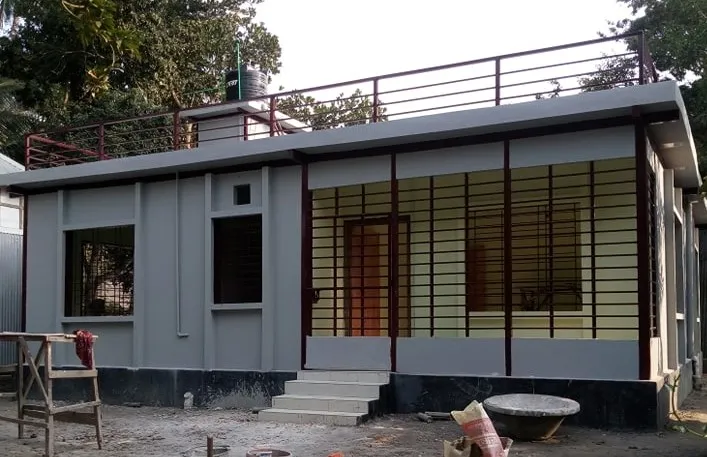 Flat-roof single-story pre-engineered steel building in Vanga, Faridpur