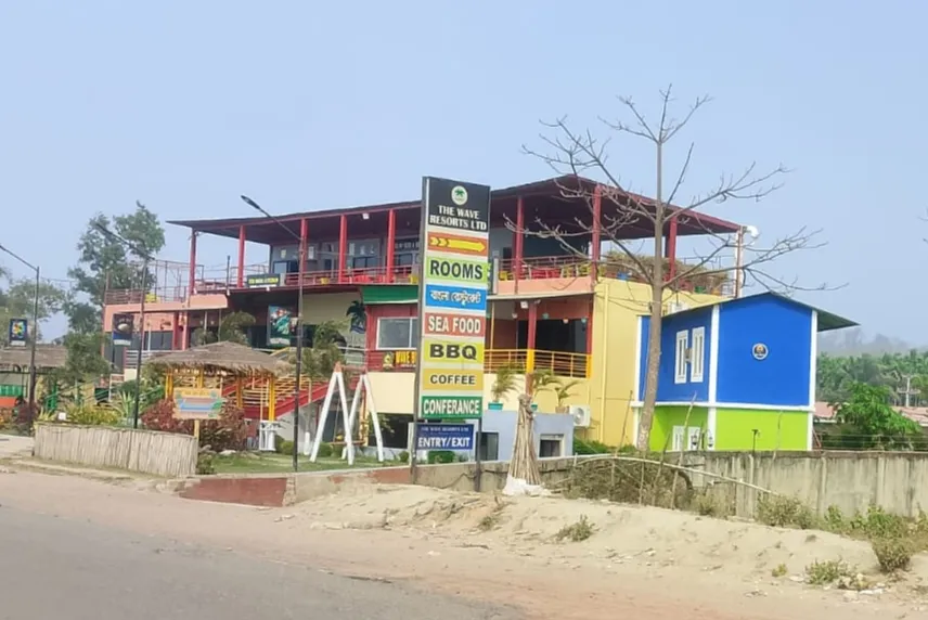Sustainable prefab eco-friendly steel frame construction at The Wave Resort