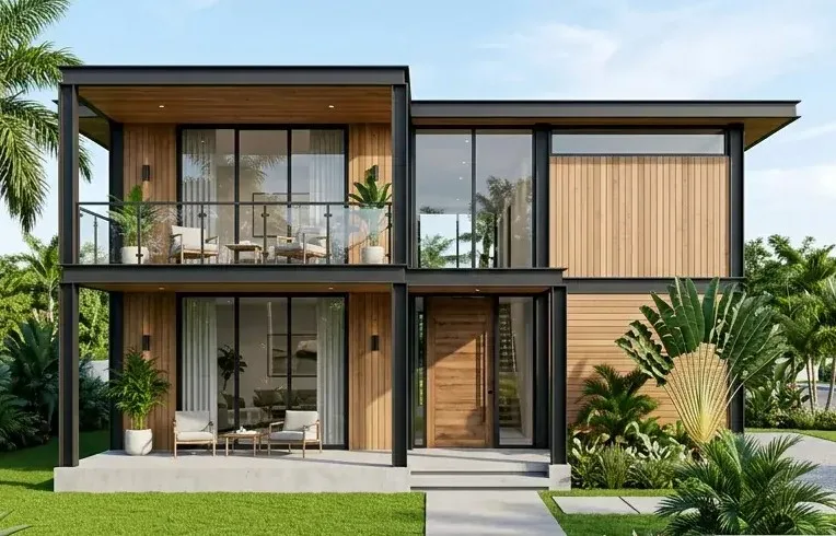 BH‑SH‑601 steel house model – 5 bedroom layout, 1700 sq.ft, ready for delivery across Bangladesh